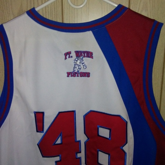 Ft. Wayne Pistons G-III Brand HWC Commemorative 1948 Jersey NWT Rare** - Picture 7 of 11